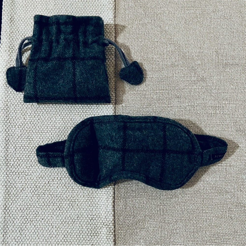 J. Crew - Sleeping Mask & Bag